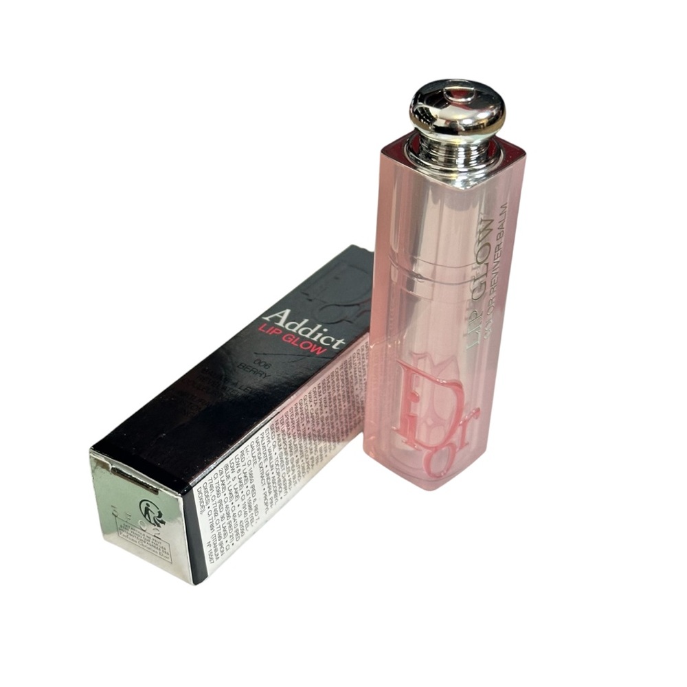 NIB Color 006 Berry Dior Addict Lip Glow Reviving Lip Balm - Picture 2 of 13
